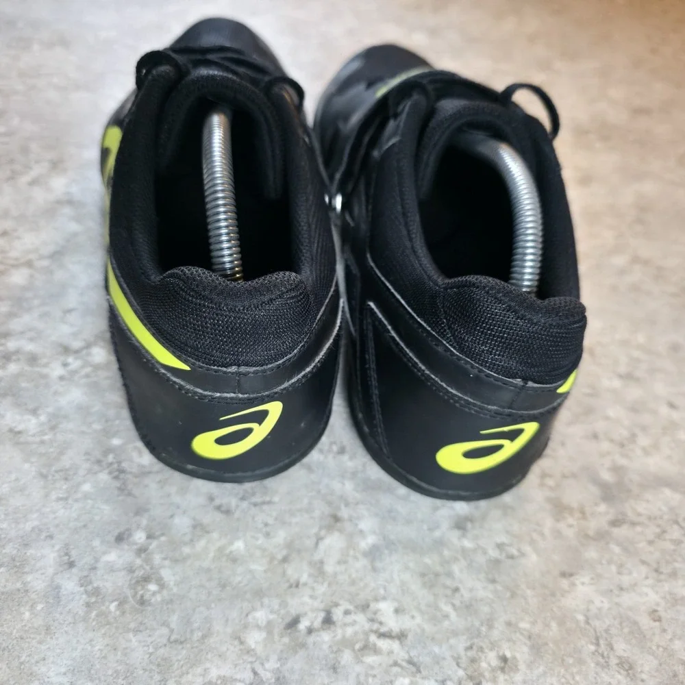 ASICS Hyper Throw 3 Throwing Shoes Men's 12 Black Green Shot Put Javelin Discus